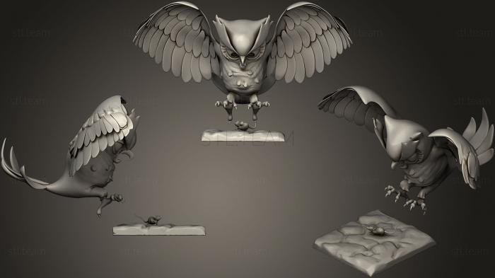 Статуэтки животных Owl11